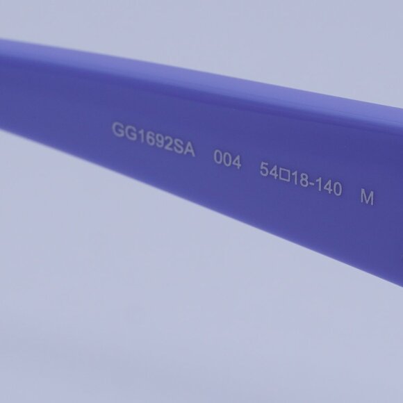 Gucci GG1692SA 004 Sunglasses Violet Square Frame, Violet Lenses main image 5